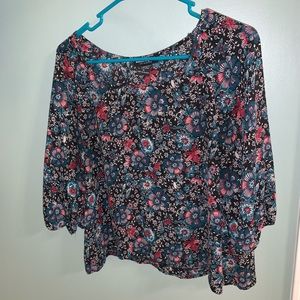 About A Girl - Flowy Floral Top